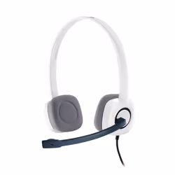 Logitech H150, Avec fil, Bureau/Centre d'appels, 20 - 20000 Hz, 80 g, Casque, Blanc