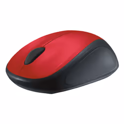 Logitech LGT-M235R, Ambidextre, Optique, RF sans fil, Rouge