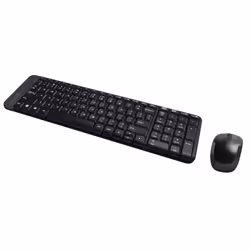 Logitech Wireless Combo MK220 clavier Souris incluse RF sans fil QWERTY US International Noir