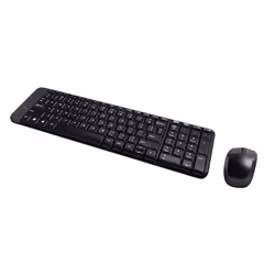 Logitech Wireless Combo MK220 clavier Souris incluse RF sans fil QWERTY Anglais Noir