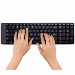 Logitech Wireless Combo MK220 clavier Souris incluse RF sans fil QWERTY Anglais Noir - Vue supplémentaire 4