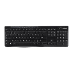 Logitech Wireless Keyboard K270 clavier RF sans fil QWERTY Anglais Noir