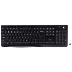 Logitech K270 clavier RF sans fil QWERTZ Hongrois Noir, Argent