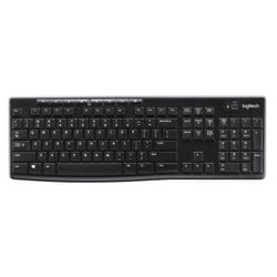 Logitech Wireless Keyboard K270 clavier RF sans fil QWERTZ Allemand Noir