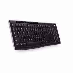 Logitech Wireless Keyboard K270 clavier RF sans fil QWERTZ Allemand Noir