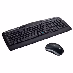 Logitech Wireless Combo MK330, Taille réelle (100 %), Sans fil, USB, AZERTY, Noir, Souris incluse