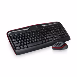 Logitech Wireless Combo MK330, Taille réelle (100 %), Sans fil, USB, QWERTZ, Souris incluse