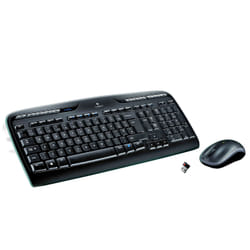 Logitech Wireless Combo MK330 clavier Souris incluse USB QWERTY Espagnole Noir, Gris