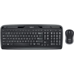 Logitech Wireless Combo MK330 clavier Souris incluse USB QWERTY Anglais Noir