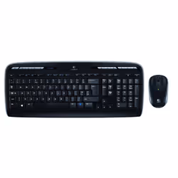 Logitech Wireless Combo MK330, Taille réelle (100 %), Sans fil, RF sans fil, Noir, Souris incluse