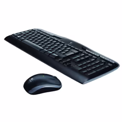 Logitech Wireless Combo MK330 clavier Souris incluse RF sans fil Russe Noir