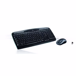 Logitech Wireless Combo MK330 clavier Souris incluse RF sans fil Russe Noir