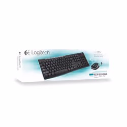 Logitech Wireless Combo MK270 clavier Souris incluse USB QWERTY Anglais Noir - Vue supplémentaire 5