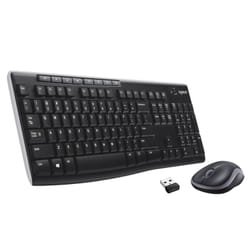 Logitech Wireless Combo MK270 clavier Souris incluse USB QWERTZ Suisse Noir