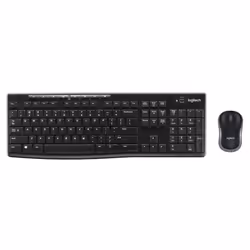 Logitech Wireless Combo MK270 clavier Souris incluse RF sans fil QWERTY Nordique Noir