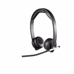 Logitech Wireless Headset Dual H820e, Sans fil, Bureau/Centre d'appels, 150 - 7000 Hz, 128 g, Casque, Noir