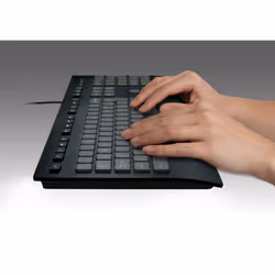 Logitech K280E Pro f/ Business clavier USB QWERTY US International Noir - Vue supplémentaire 8