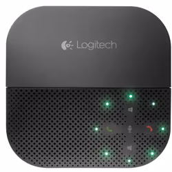 Logitech P710e, Téléphone portable, Noir, Windows 10, Windows 11, Windows 7, Windows 8, Windows 8.1, Windows Vista, Mac OS X  ...