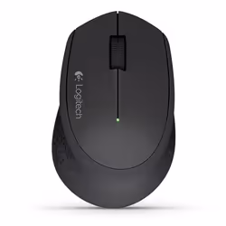 Logitech M280, Ambidextre, Optique, RF sans fil, 1000 DPI, Noir