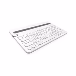 Logitech Bluetooth® Multi-Device Keyboard K480, Mini, Sans fil, Bluetooth, QWERTZ, Blanc