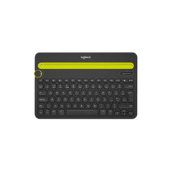 Logitech Bluetooth® Multi-Device Keyboard K480 clavier QWERTY Italien Noir, Citron vert
