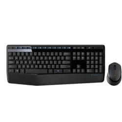 Logitech Wireless Combo MK345 clavier Souris incluse USB QWERTY US International Noir