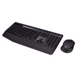 Logitech Wireless Combo MK345 clavier Souris incluse USB QWERTY US International Noir