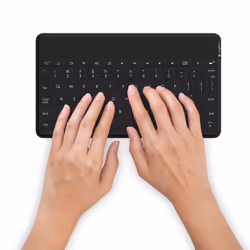 Logitech Keys-To-Go Noir Bluetooth QWERTZ Suisse - Vue supplémentaire 5