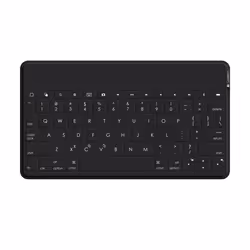 Logitech Keys-To-Go, QWERTY, Néerlandais, Anglais britannique, Noir, Sans fil, Bluetooth, Batterie