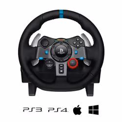 Logitech G G29 Driving Force Noir USB 2.0 Volant + pédales Analogique/Numérique PC, PlayStation 4, PlayStation 5, Playstation 3