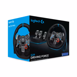Logitech G G29 Driving Force Noir USB 2.0 Volant + pédales Analogique/Numérique PC, PlayStation 4, PlayStation 5, Playstation 3 - Vue supplémentaire 7