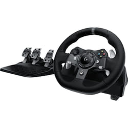 Logitech G G920 Driving Force Aluminium, Noir USB 2.0 Volant + pédales Analogique/Numérique PC, Xbox One, Xbox Series S, Xbox Series X