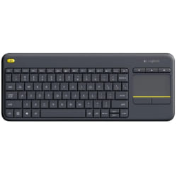 Logitech K400 Plus Tv clavier RF sans fil QWERTZ Allemand Noir