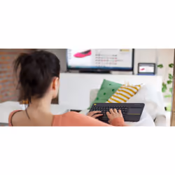 Logitech Wireless Touch Keyboard K400 Plus Clavier HTPC pour PC connecté aux télévisions - Vue supplémentaire 14
