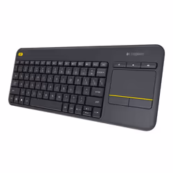 Logitech K400 Plus Tv clavier RF sans fil QWERTY Nordique Noir