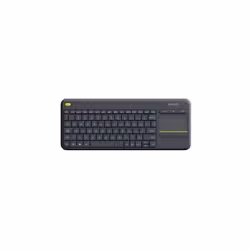Logitech K400 Plus Tv, Mini, Sans fil, RF sans fil, QWERTY, Noir