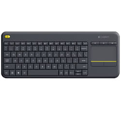 Logitech K400 Plus Tv clavier RF sans fil QWERTY Turc Noir