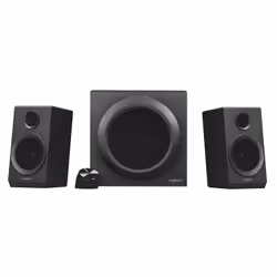 Logitech Système de haut-parleurs Z333 avec caisson de basses, 2.1 canaux, 40 W, Universel, Noir, 80 W, Avec fil
