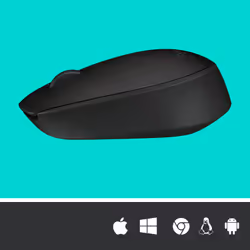 Logitech M171 Black-K souris Ambidextre RF sans fil Optique 1000 DPI - Vue supplémentaire 4