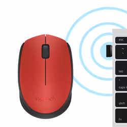 Logitech M171 Red-K souris Ambidextre RF sans fil Optique 1000 DPI - Vue supplémentaire 6