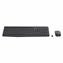 Logitech MK235 Wireless Keyboard and Mouse Combo Pleine taille. Résistant. Simple.