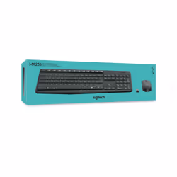 Logitech MK235 clavier Souris incluse USB QWERTY US International Gris - Vue supplémentaire 12
