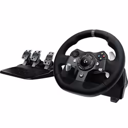 Logitech G G920, Volant + pédales, MAC, PC, Xbox, Analogique, Avec fil, USB, Noir
