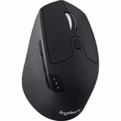 Logitech M720, Droitier, Optique, RF sans fil + Bluetooth, 1000 DPI, Noir, Blanc