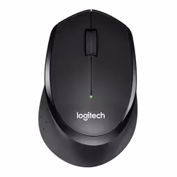 Logitech B330 Silent Plus, Droitier, Optique, RF sans fil, 1000 DPI, Noir