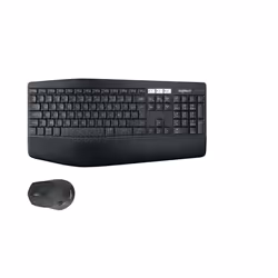 Logitech MK850 Performance, Taille réelle (100 %), Sans fil, RF sans fil + Bluetooth, AZERTY, Noir, Souris incluse