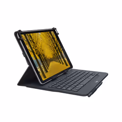 Logitech Universal Folio with integrated keyboard for 9-10 inch tablets, QWERTY, Italien, 5 million de caractères, Toutes mar ...