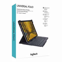 Logitech Universal Folio Noir Bluetooth QWERTY Espagnole - Vue supplémentaire 7