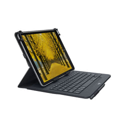 Logitech Universal Folio with integrated keyboard for 9-10 inch tablets Noir Bluetooth QWERTZ Allemand