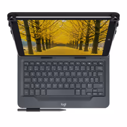 Logitech Universal Folio avec clavier intégré pour les tablettes Apple, Android et Windows 9 à 10 pouces, AZERTY, Français, T ...